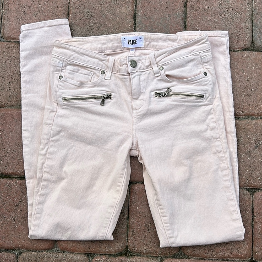 Paige Light Orange Jeans